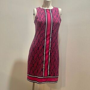 Michael Kors Pink Snake Print Dress (size S)